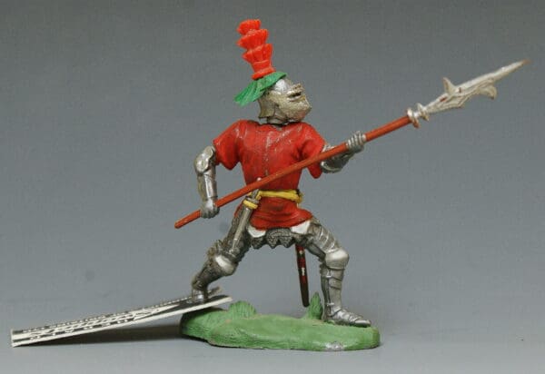 Swoppet Knight with Halberd (Red Tunic)