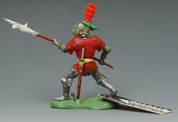 Swoppet Knight with Halberd (Red Tunic) - Image 2