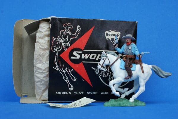 Herald Swoppet Mounted Cowboy Sheriff 1958 Issue (ORIGINAL Box)