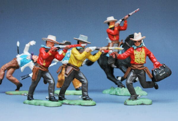 Herald Swoppet Cowboys - Group of 6 Figures (Bridgnorth) - Image 4